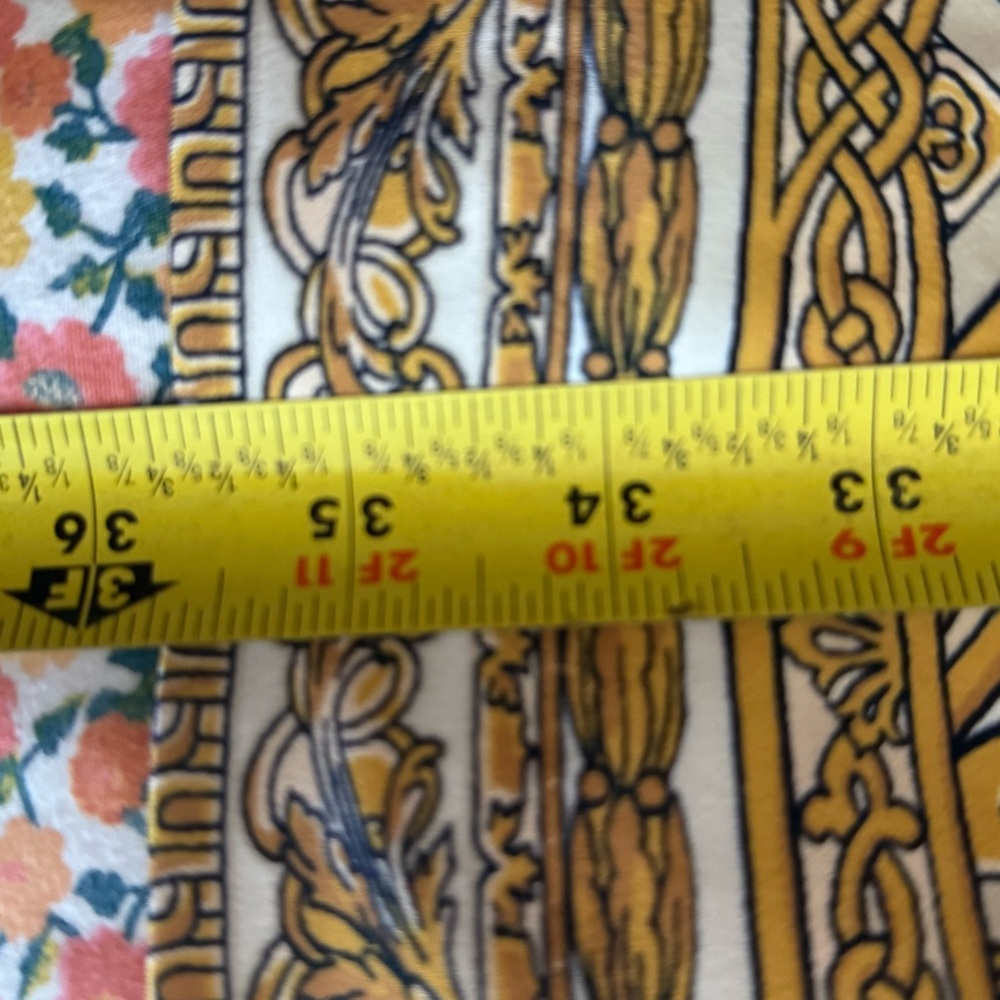 Hale Bob Tunic Beaded Dress Women’s Size Large Gold Pockets NWT - Picture 8 of 9